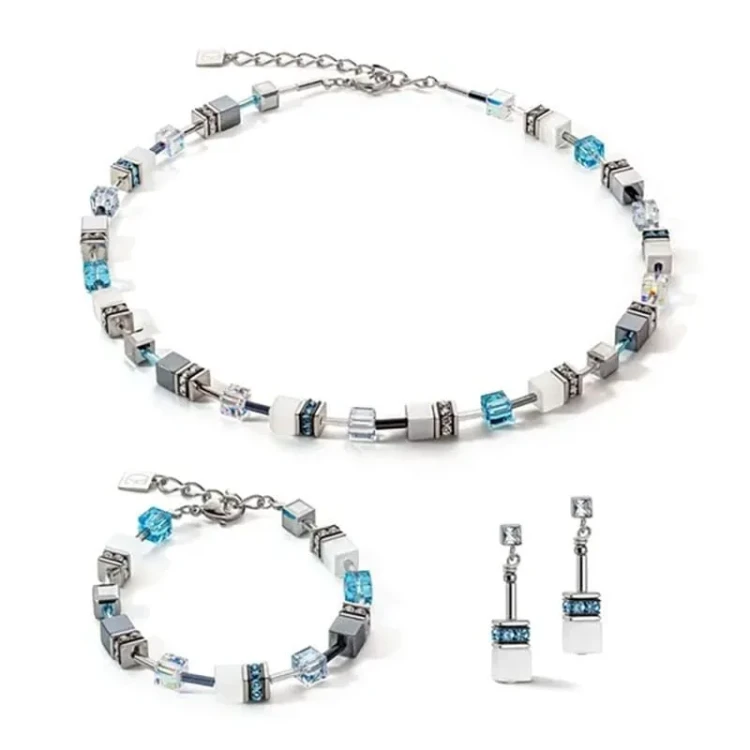 Пусеты Coeur de Lion Aqua Monochrome 4012/21-2000