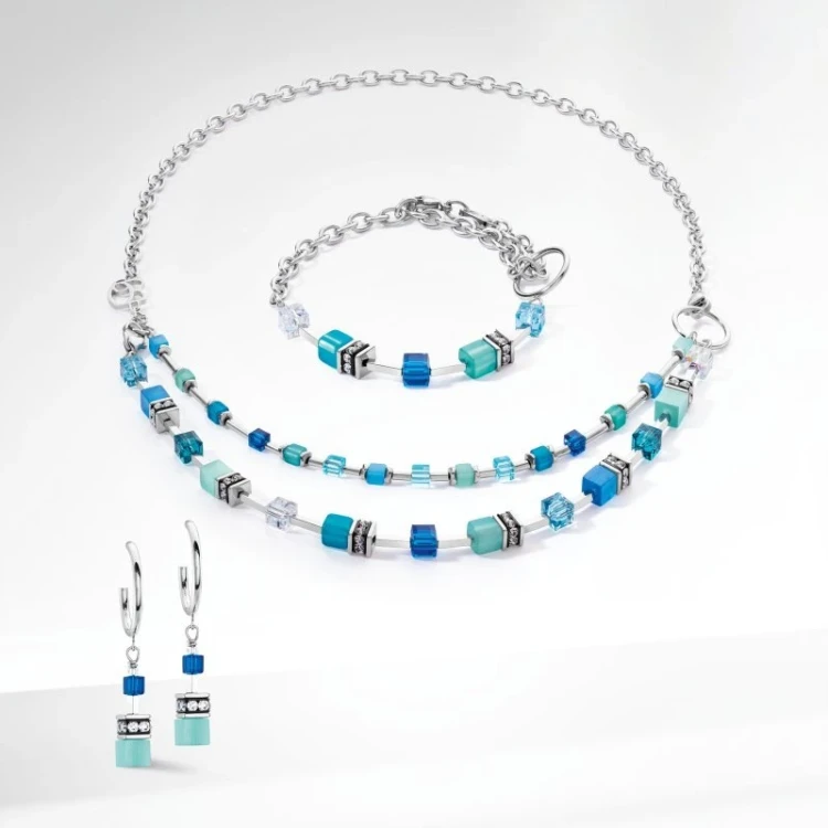 Колье Coeur de Lion Turquoise 4715/10-0600