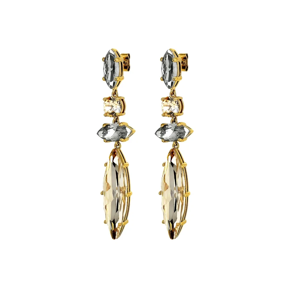 Серьги Dyrberg Kern TENERE SG GOLDEN_GREY 470030
