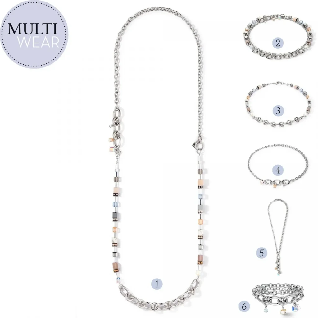Колье Coeur de Lion Multicolor Gemstone 4520/10-1561
