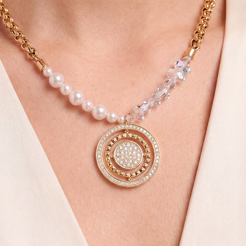 Колье Coeur de Lion White-Gold 2061/10-1416