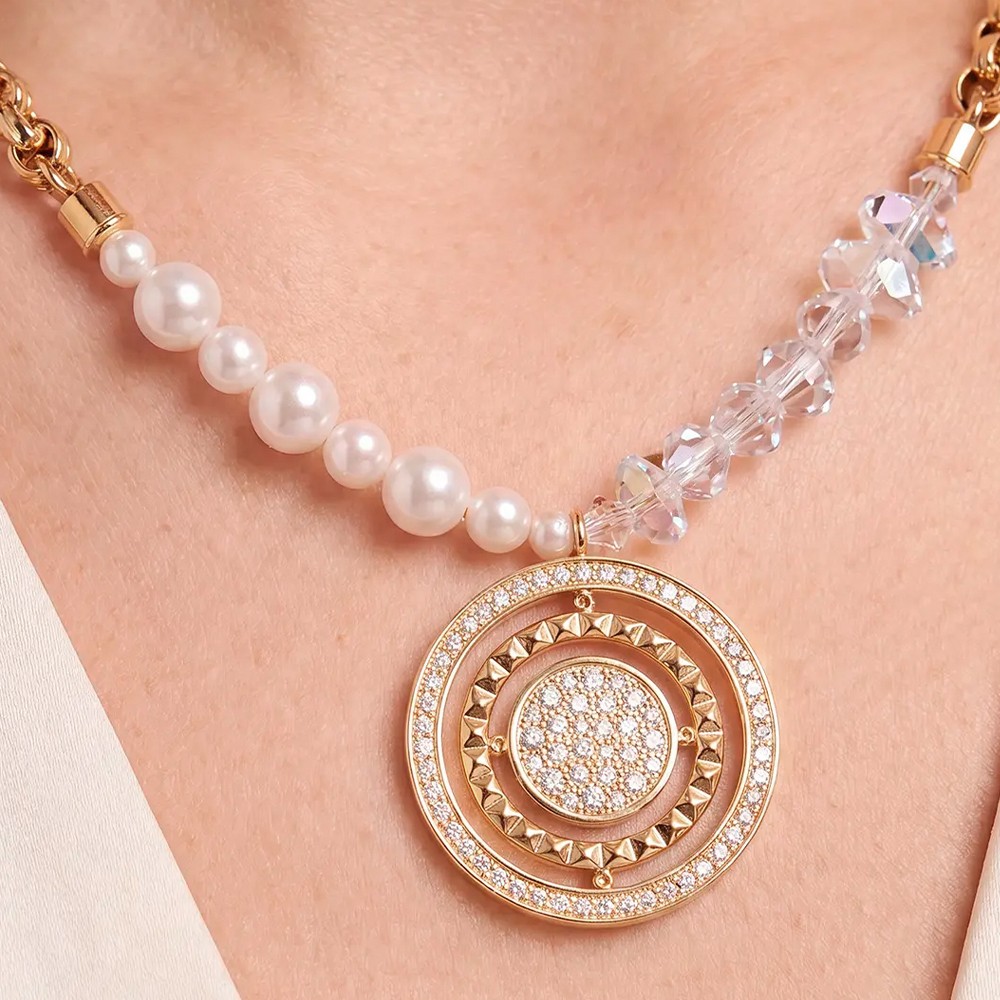 Колье Coeur de Lion White-Gold 2061/10-1416