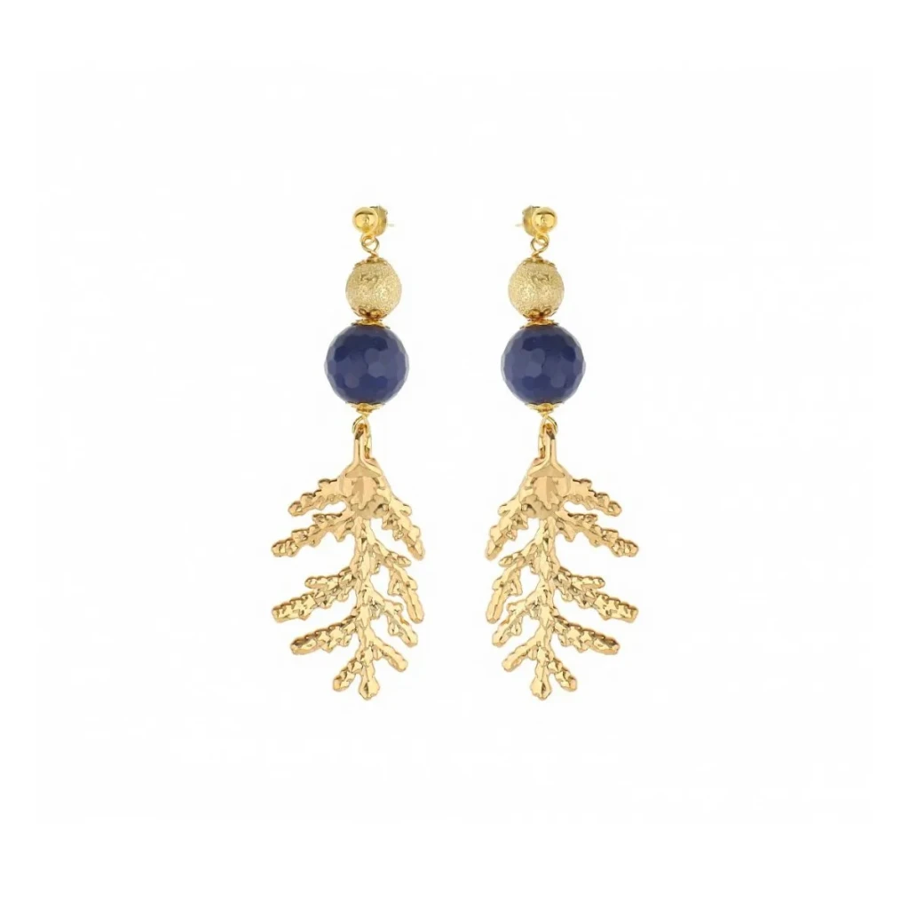 Серьги Ester Bijoux Кипарис OR902-G BR
