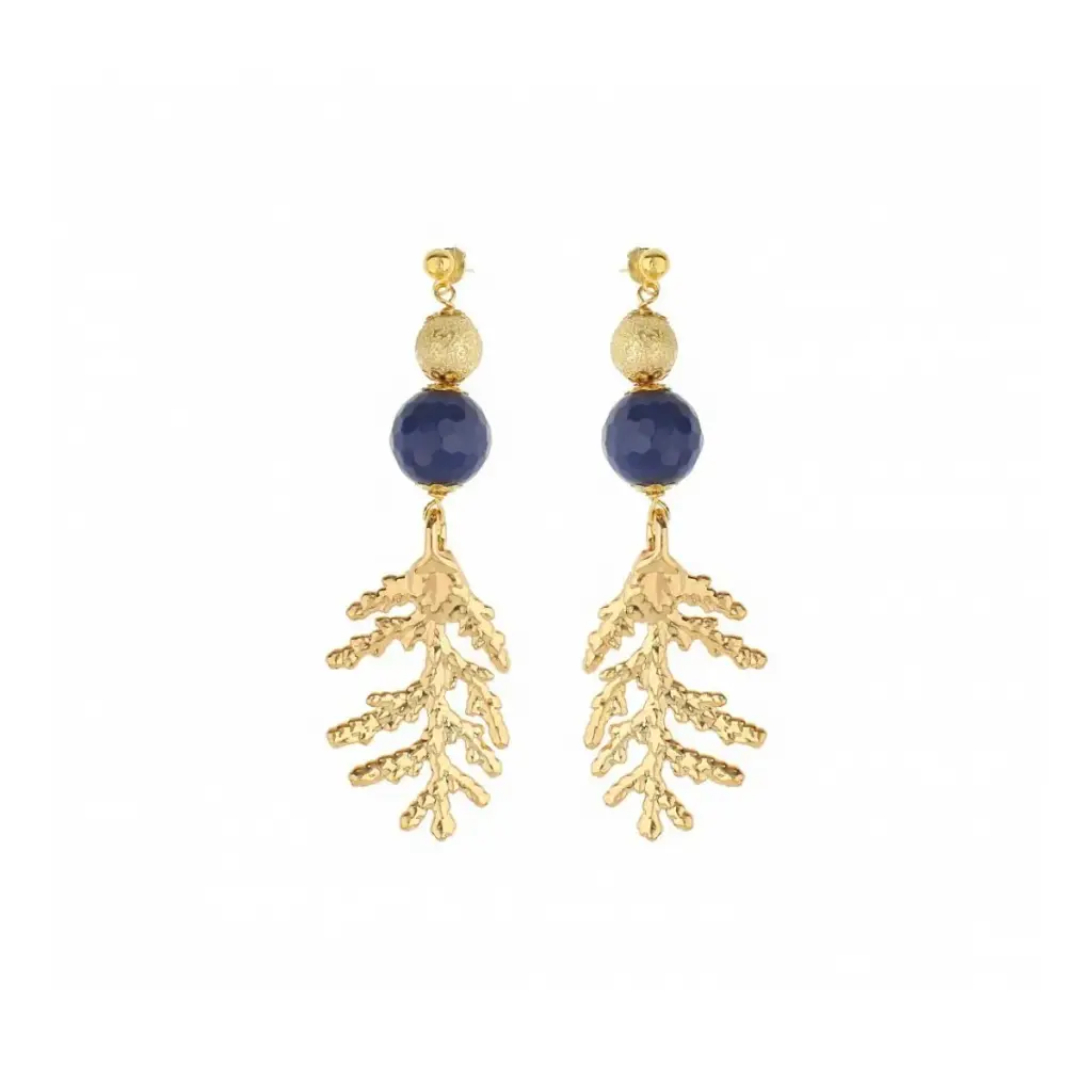 Серьги Ester Bijoux Кипарис OR902-G BR