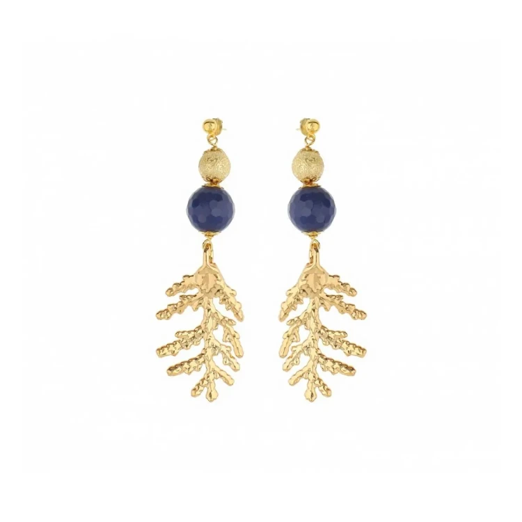 Серьги Ester Bijoux Кипарис OR902-G BR