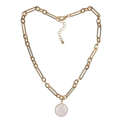 Колье Fiore Luna ROSE QUARTZ LN5149 R/G