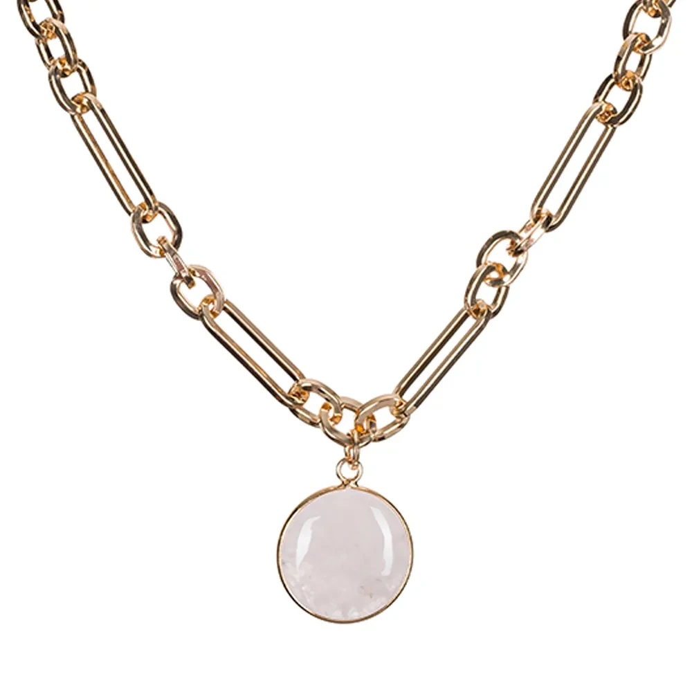 Колье Fiore Luna ROSE QUARTZ LN5149 R/G