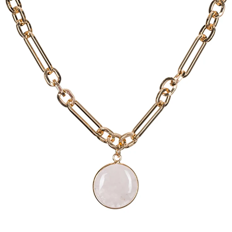 Колье Fiore Luna ROSE QUARTZ LN5149 R/G