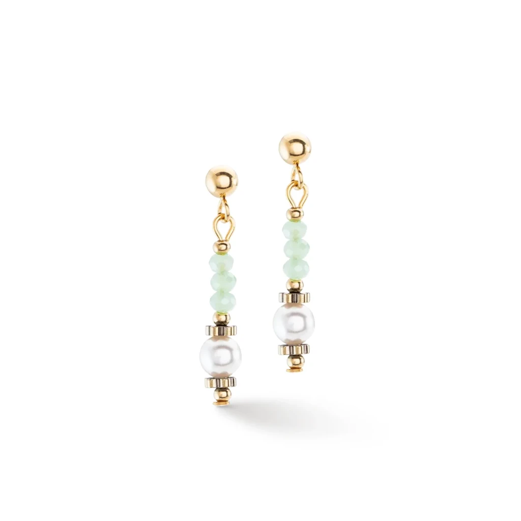 Серьги Coeur de Lion Light Green 4434/21-0520