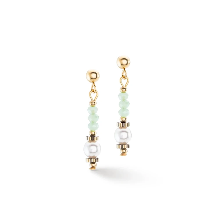 Серьги Coeur de Lion Light Green 4434/21-0520
