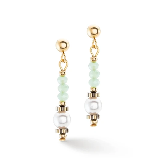 Серьги Coeur de Lion Light Green 4434/21-0520