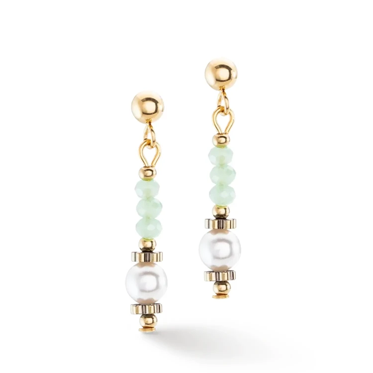 Серьги Coeur de Lion Light Green 4434/21-0520
