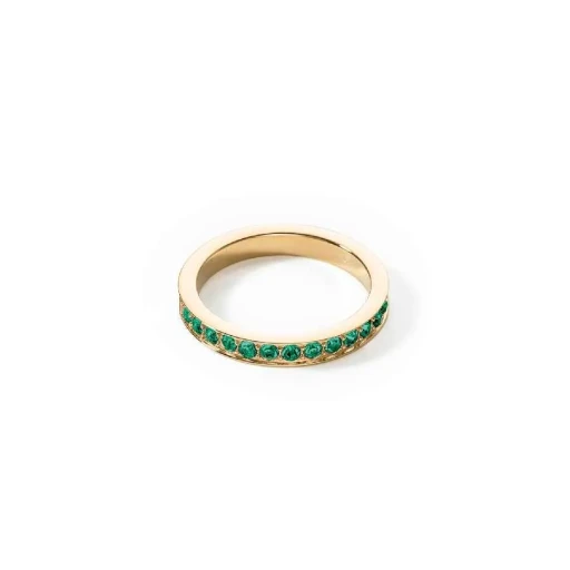 Кольцо Coeur de Lion Dark Green-Gold 0127/40-0549 58