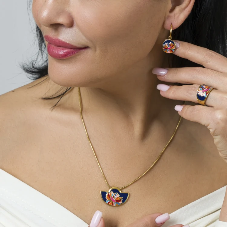 Серьги Fiore Luna AE03599-4