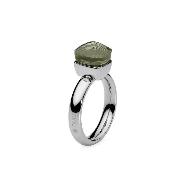 Кольцо Qudo Firenze smoky quartz 18 мм 610123 BW/S