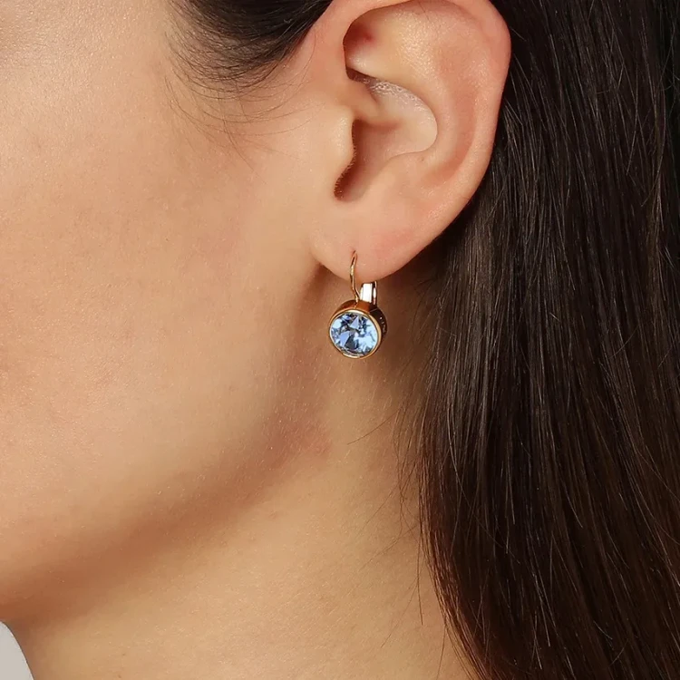 Серьги Dyrberg Kern LOUISE SG LIGHT SAPPHIRE 440162
