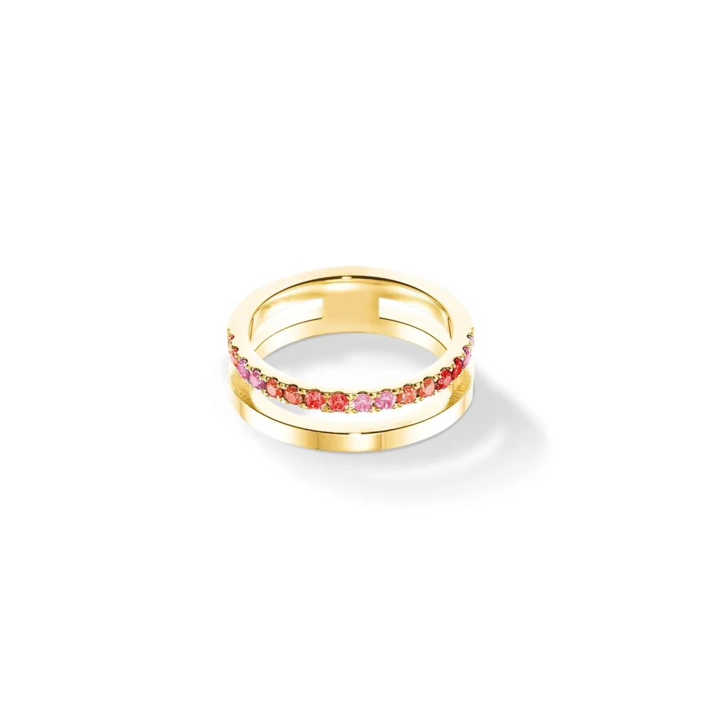 Кольцо Coeur de Lion Red-Gold 0136/40-0316 54