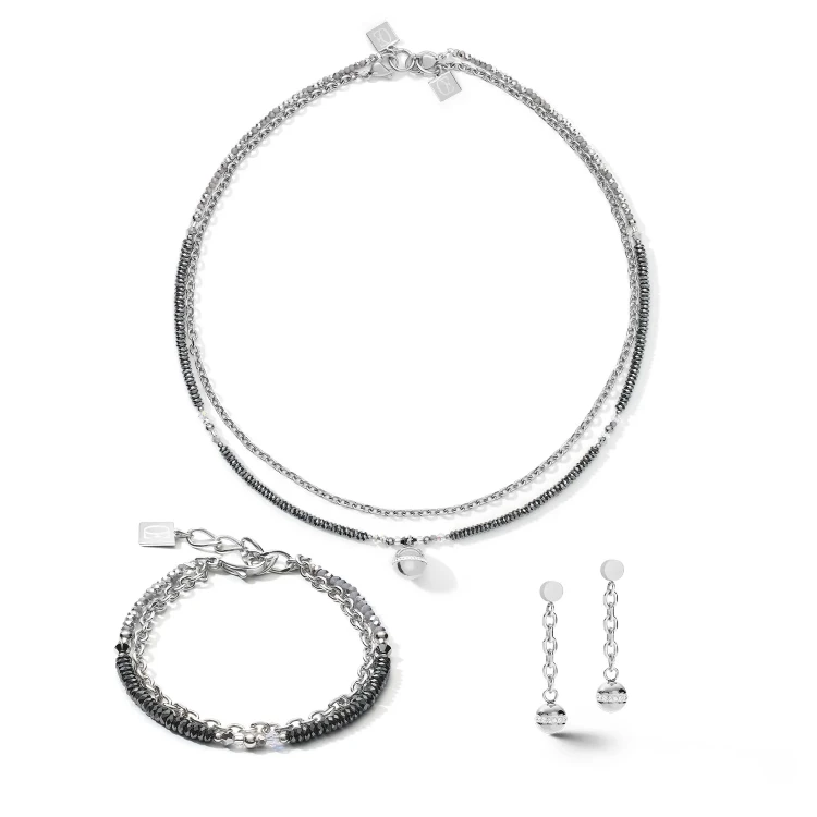 Серьги Coeur de Lion 4-In-1 Silver 5067/21-1700