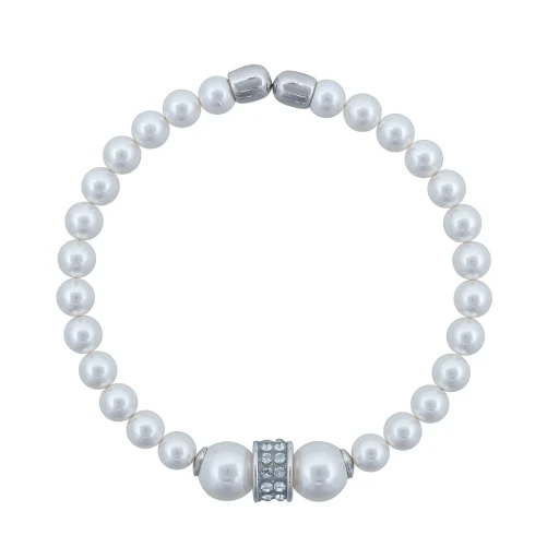 Браслет Fiore Luna Cylinder Crystal C2408PE-B02.1 BW/S