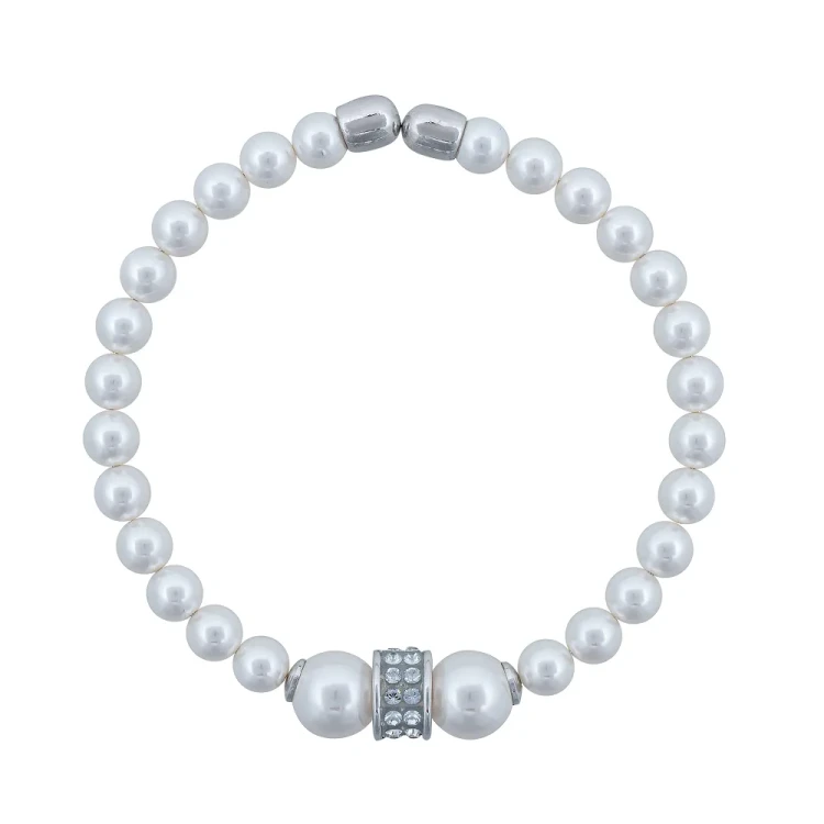 Браслет Fiore Luna Cylinder Crystal C2408PE-B02.1 BW/S