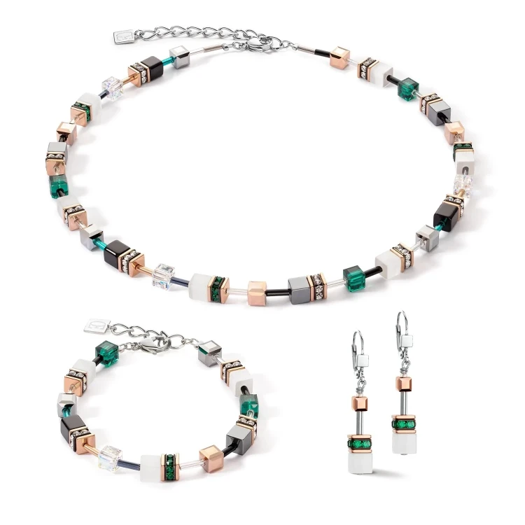 Серьги Coeur de Lion Dark Green 4013/20-0521