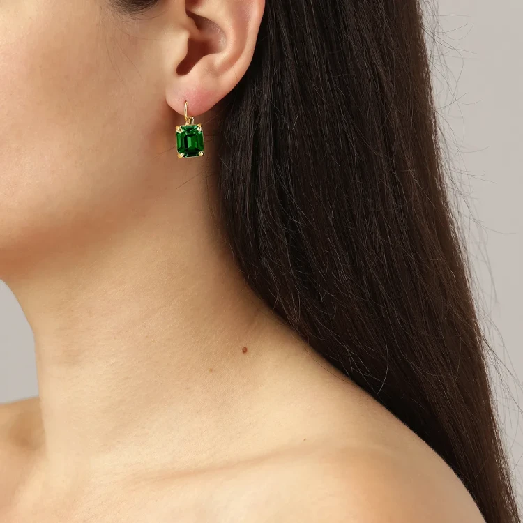 Серьги Dyrberg Kern SEGIN SG EMERALD GREEN 470100