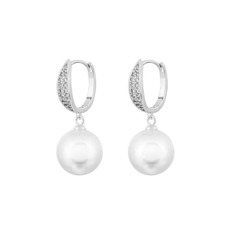 Серьги Fiore Luna WHITE PEARL ABE25386-03 S