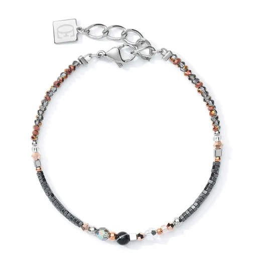 Браслет Coeur de Lion Grey-Crystal 5035/30-1218