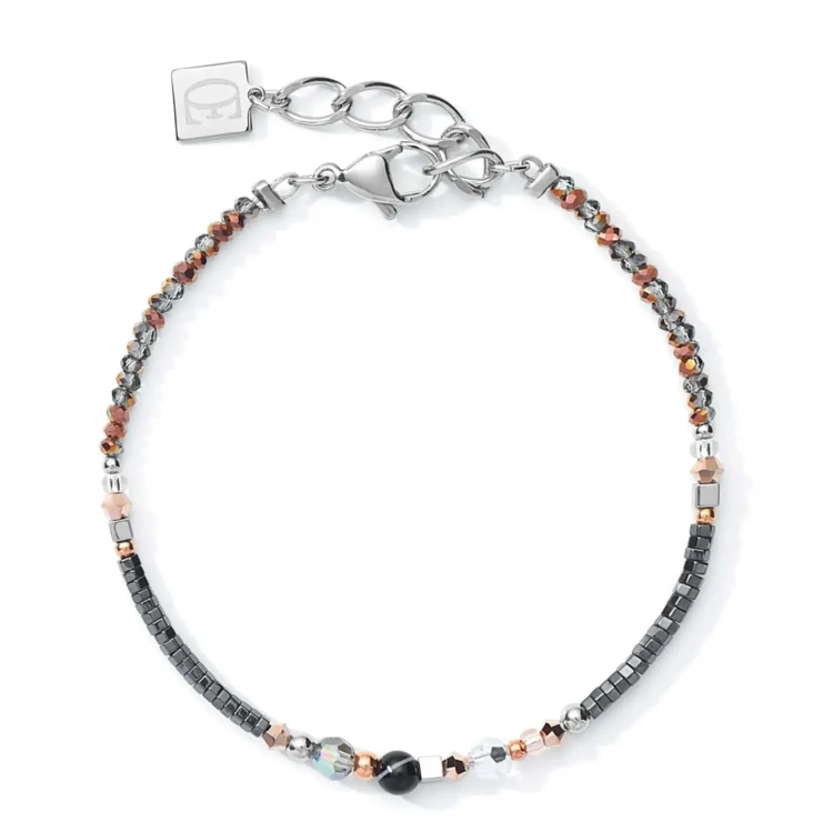 Браслет Coeur de Lion Grey-Crystal 5035/30-1218