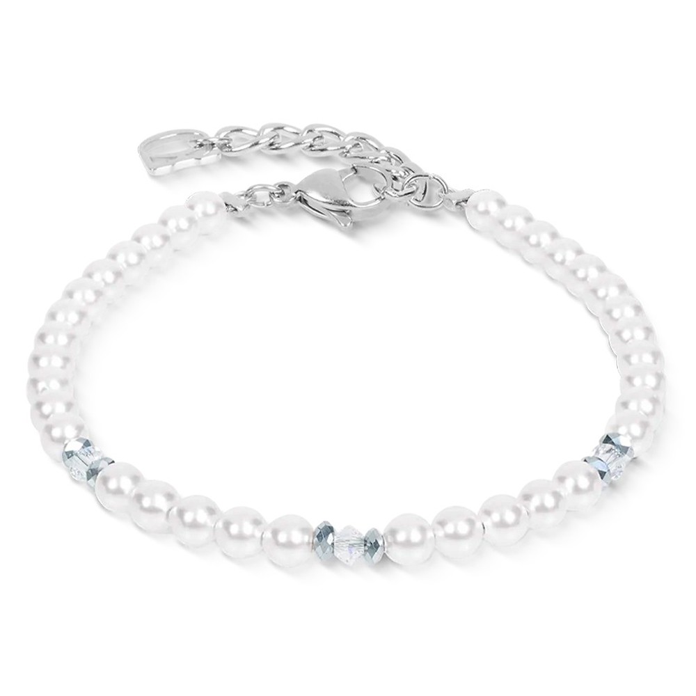 Браслет Coeur de Lion White-Silver 2063/30-1417