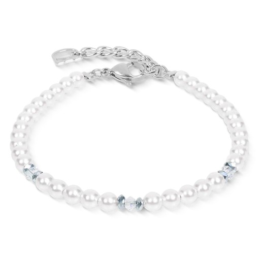 Браслет Coeur de Lion White-Silver 2063/30-1417