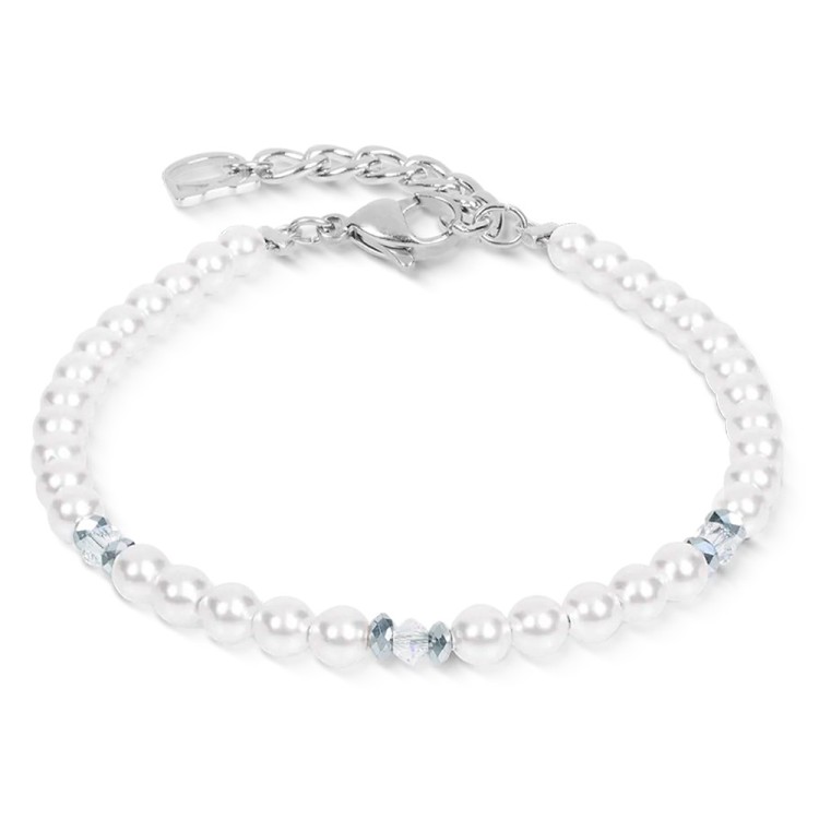 Браслет Coeur de Lion White-Silver 2063/30-1417