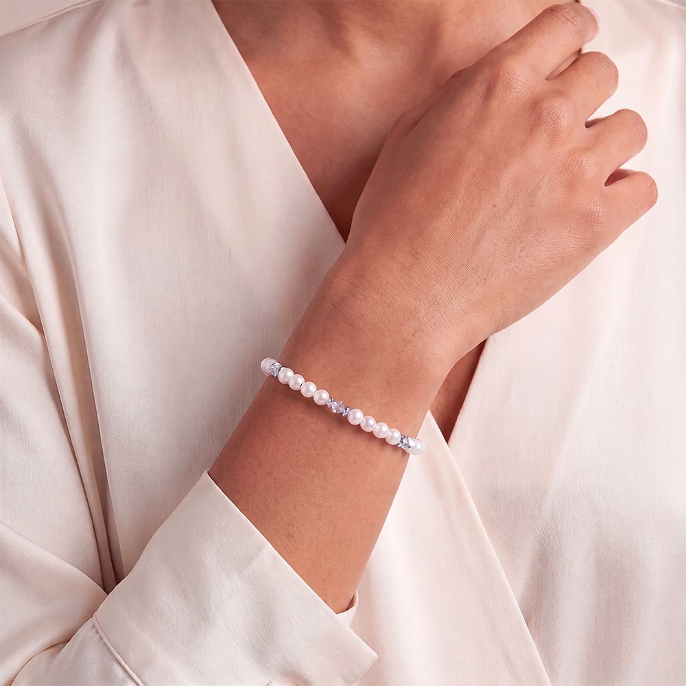 Браслет Coeur de Lion White-Silver 2063/30-1417
