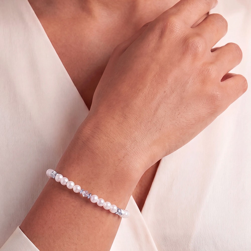 Браслет Coeur de Lion White-Silver 2063/30-1417