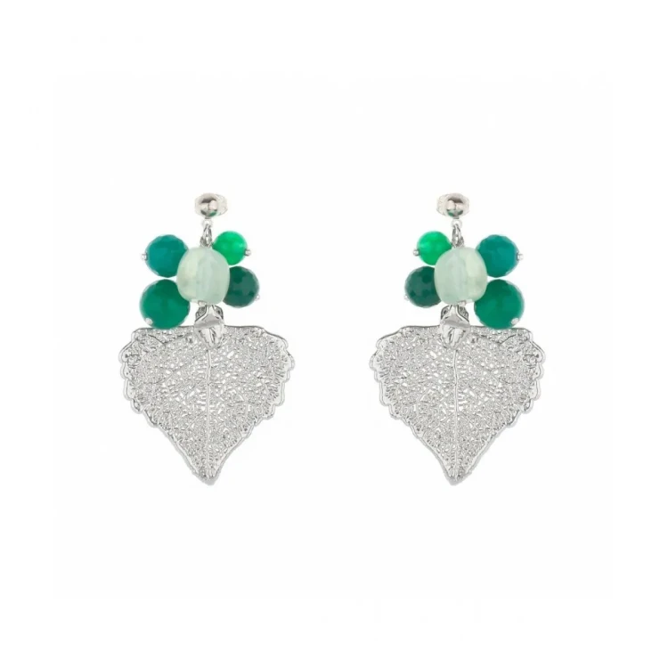 Серьги Ester Bijoux Тополь F710-S BW