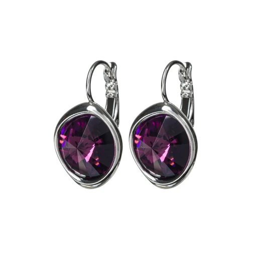 Серьги Fiore Luna Amethyst A1902.M11 V/S