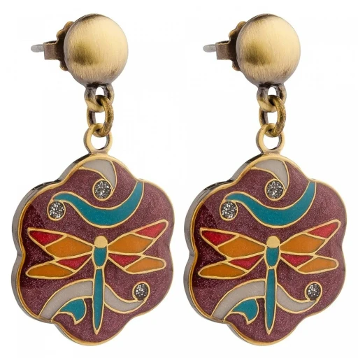 Серьги Clara Bijoux Стрекоза A77574 V