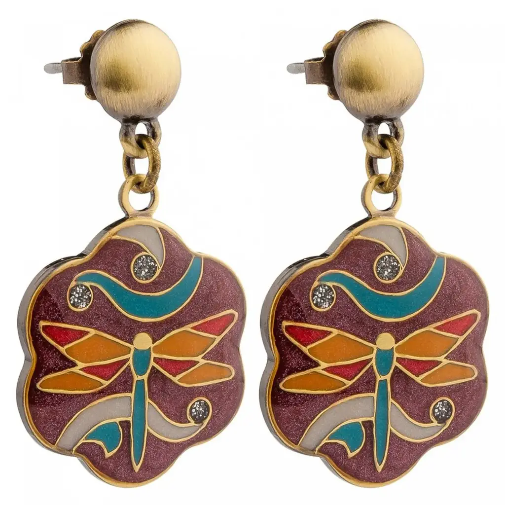Серьги Clara Bijoux Стрекоза A77574 V