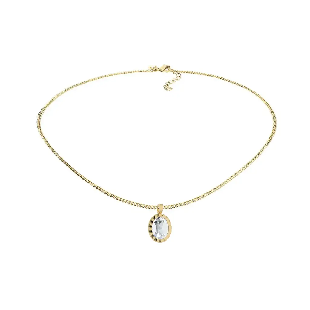 Колье Qudo TIVOLA UNICA big (G/P) Crystal 3cm 420501