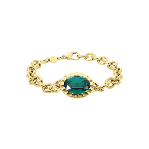 Браслет Qudo TIVOLA UNICA big (G/P) Emerald 189549