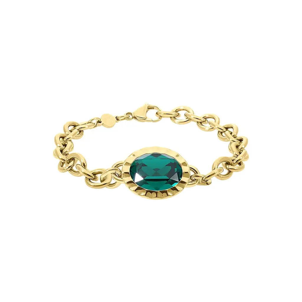 Браслет Qudo TIVOLA UNICA big (G/P) Emerald 189549