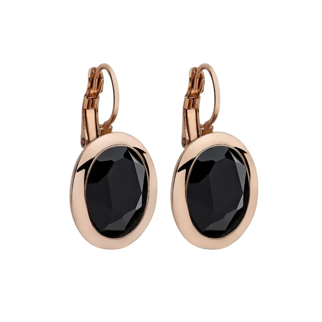 Серьги Qudo Tivola Jet 303035 BW/RG