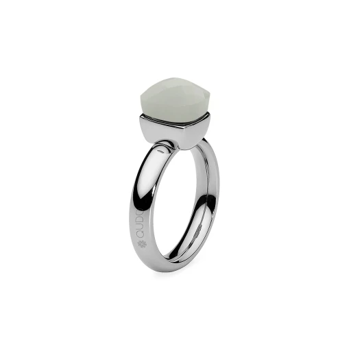 Кольцо Qudo Firenze Light Grey Opal 17.2 мм 610321 BW/S