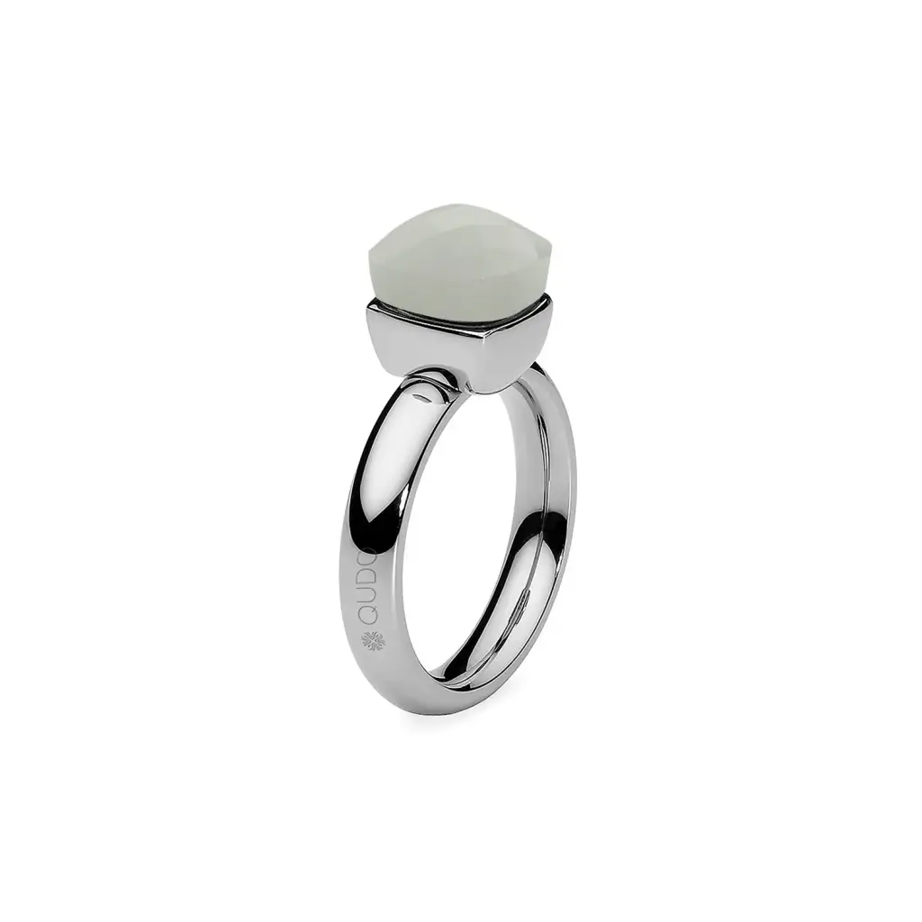 Кольцо Qudo Firenze Light Grey Opal 17.2 мм 610321 BW/S