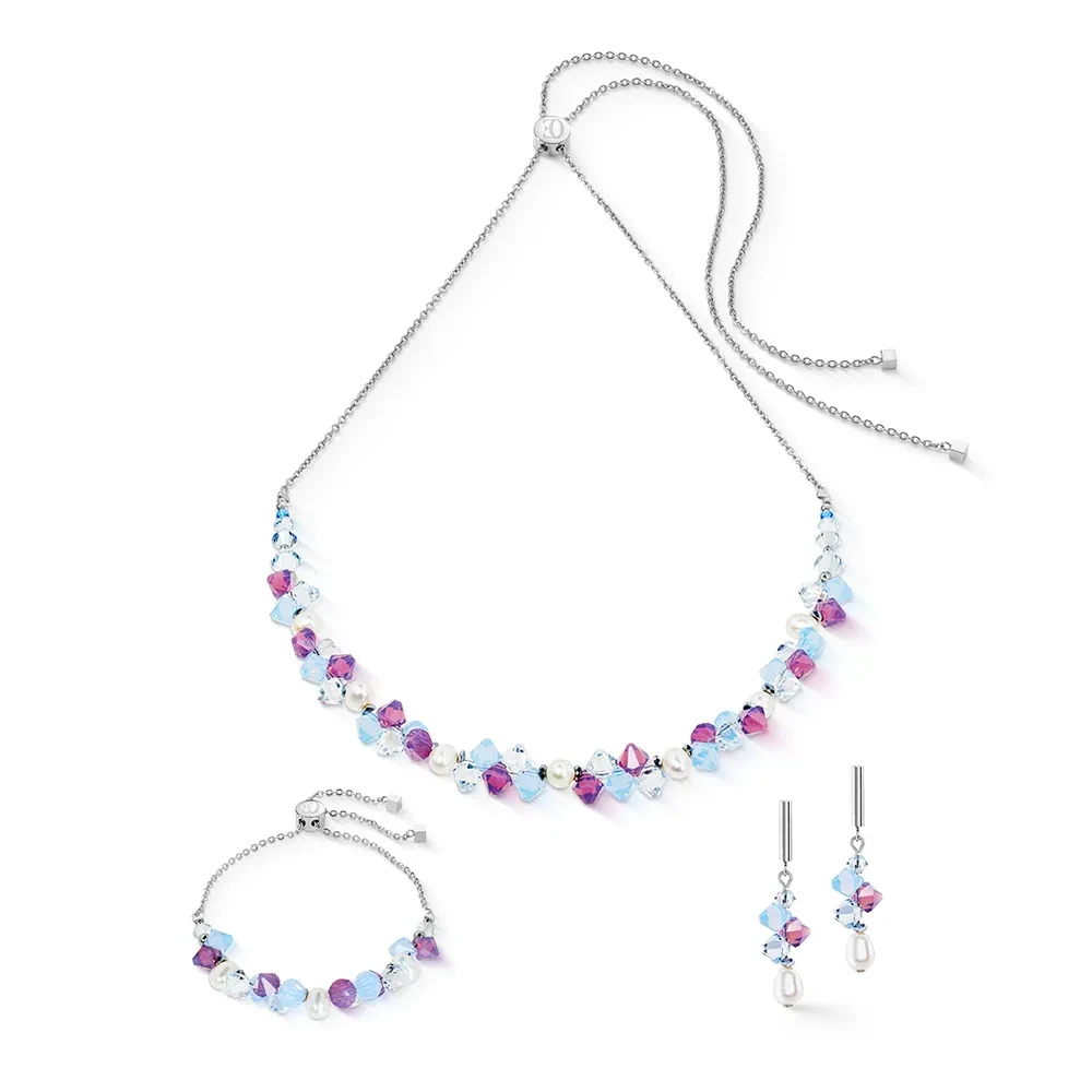 Серьги Coeur de Lion Lilac-Blue 1124/21-0839