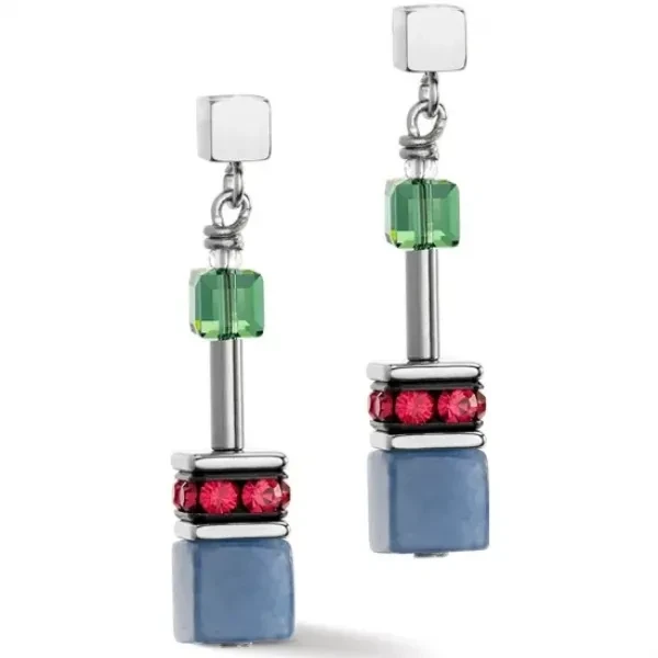 Пусеты Coeur de Lion Multicolour Delight 4905/21-1584