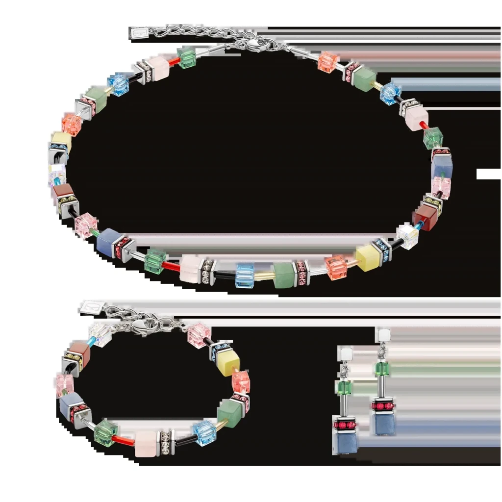 Пусеты Coeur de Lion Multicolour Delight 4905/21-1584