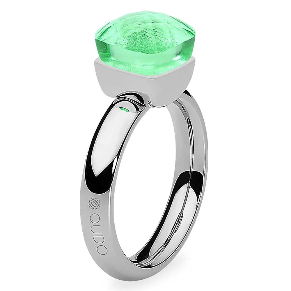 Кольцо Qudo FIRENZE 18 (S) Peridot 107000/40-4516 18