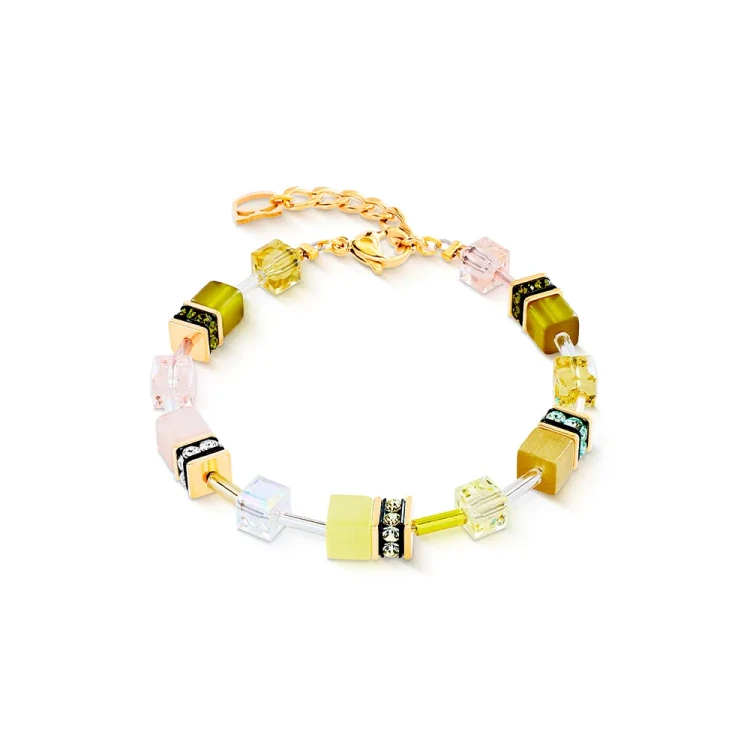 Браслет Coeur de Lion Olive-Yellow 2838/30-0901