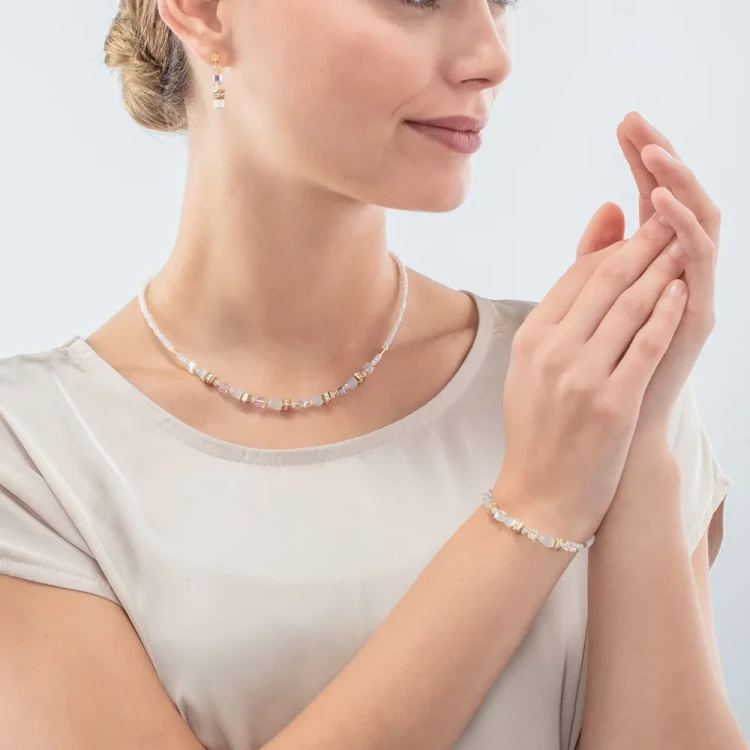 Колье Coeur de Lion White-Gold 4565/10-1416